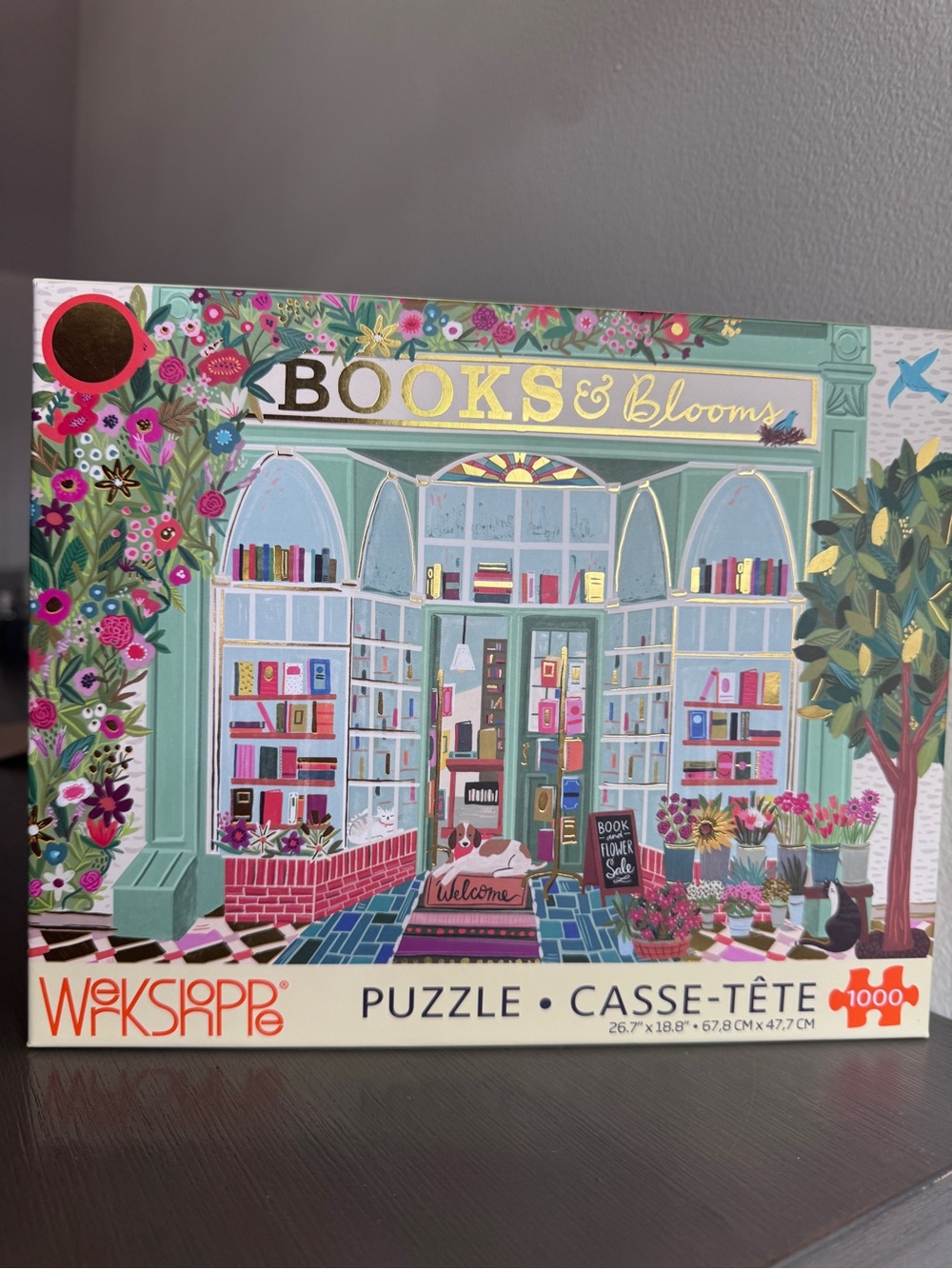 🧩 Werkshoppe Books & Blooms 1000-Piece Puzzle